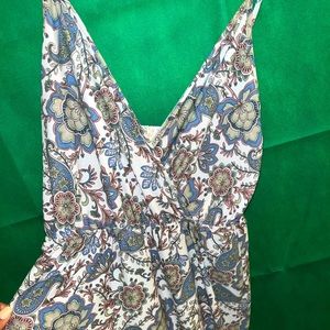 Maxi floral summer dress